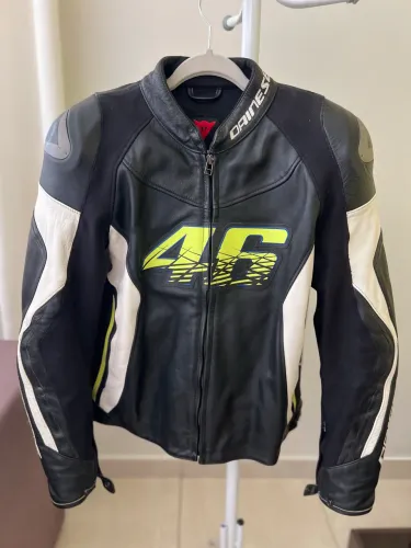 Jaqueta Dainese Couro VR46 Tam 52