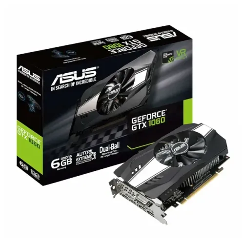 Placa de vídeo NVIDIA GeForce GTX 1060 6GB / PCI-E) ASUS PHOENIX PH-GTX1060