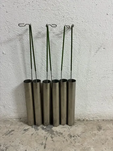 Kit 6 Sondas/Tubos para Manejo de Nitrogênio Líquido