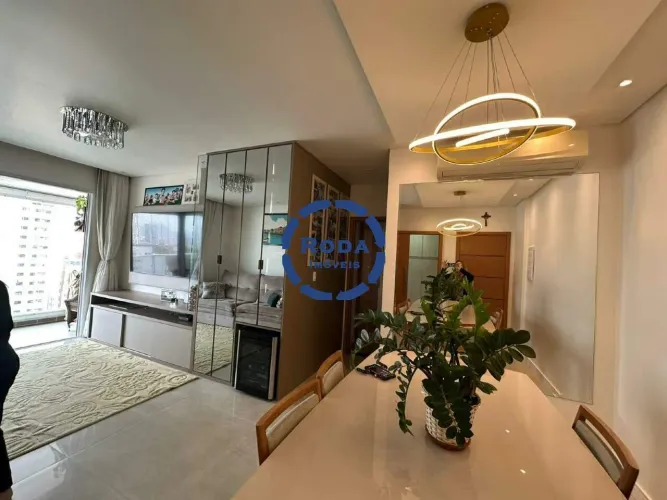 Apartamento Mobiliado e Decorado 3 Suítes Vista para o Mar Embaré, Santos/SP
