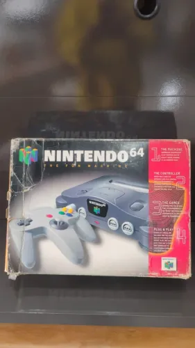 Nintendo 64 Americano com caixa