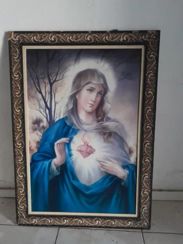 Quadro Nossa senhora do sagrado coração