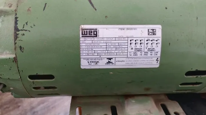 Bomba de 5 estágio trifásico 3cv revistada e recondicionado