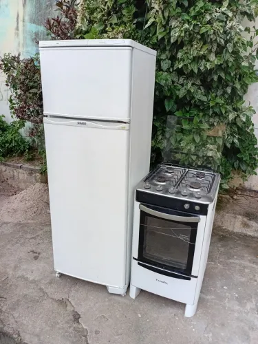 Kit Fogão e Geladeira gelo seco