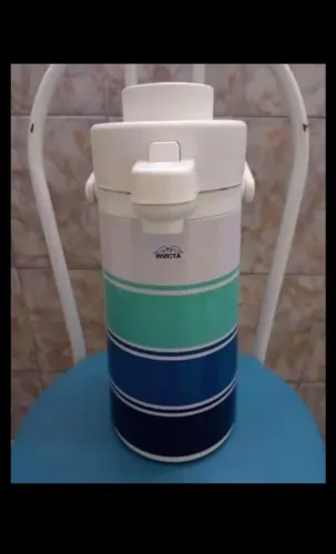 Garrafa térmica invicta 1.2L pressão Nova