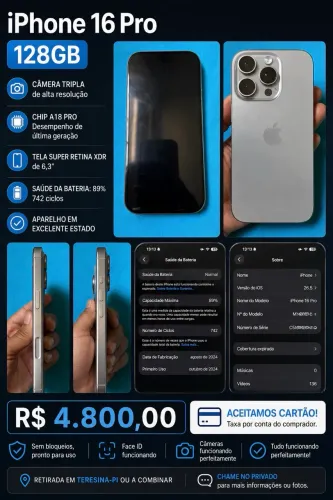 iPhone 16 Pro, Seminovo