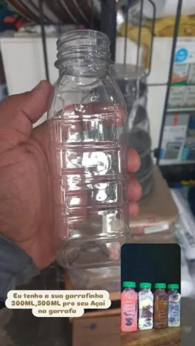 Garrafa para açaí na garrafa 