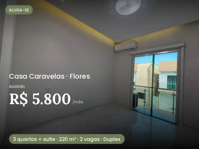 ALUGO CASA 3 QUARTOS - FLORES - MARQUÊS DE CARAVELAS