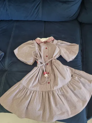 VESTIDO INFANTIL 6 Anos Barato 