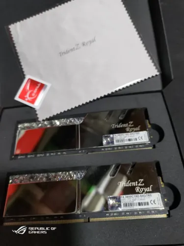 Memória RAM ddr 4 Trident Z Royal séries 3600mhz