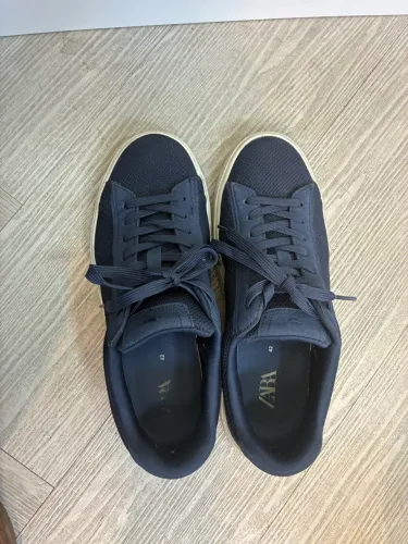 Tenis ZARA masculino tam 42 cor azul marinho