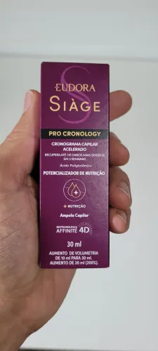 Eudora siage technology cronograma capilar acelerado 30ml