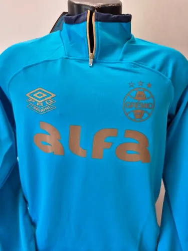 Camisa do Grêmio tipo moletom de treino oficial - Tamanho M - Nova