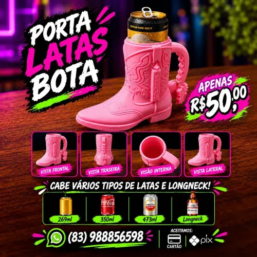 Bota porta latas