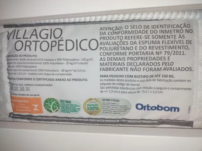 Colchão Ortopédico Ortobom