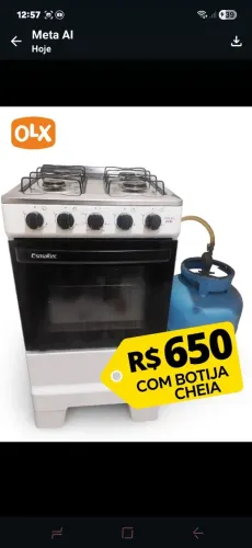 Fogão, guarda roupas e comodas