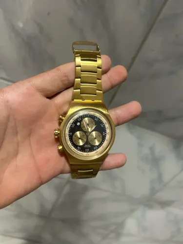 RELÓGIO Swatch cara preta, 0 nunca usado