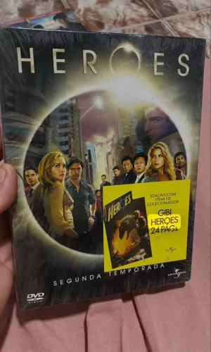 DVD Heroes segunda temporada lacrado com gibi edição especial