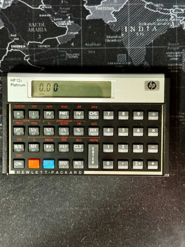 Calculadora financeira Hp 12c Platinum