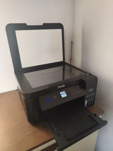 Impressora Epson L4160 Ecotank Wi-Fi Frente e Verso, Perfeita, Tintas na Metade