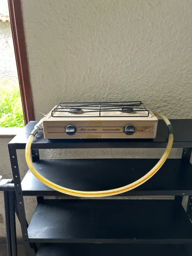 Fogão 2 bocas portátil Continental Joli Master década de 90