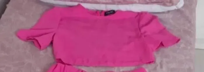 Conjunto Rosa Adulto da Barbie tamanho P/M (38)