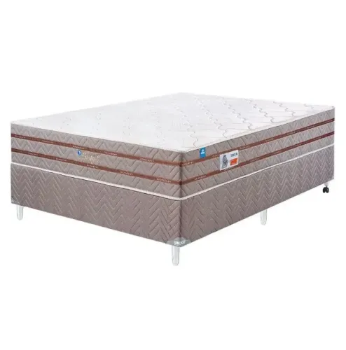 VENDO CAMA DE CASAL COMPLETA (BASE+COLCHÃO)