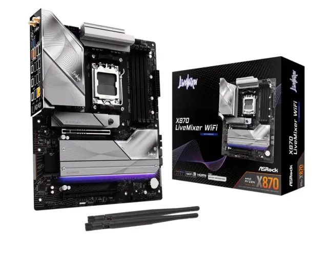 Placa mãe x870 livemixer asrock wifi