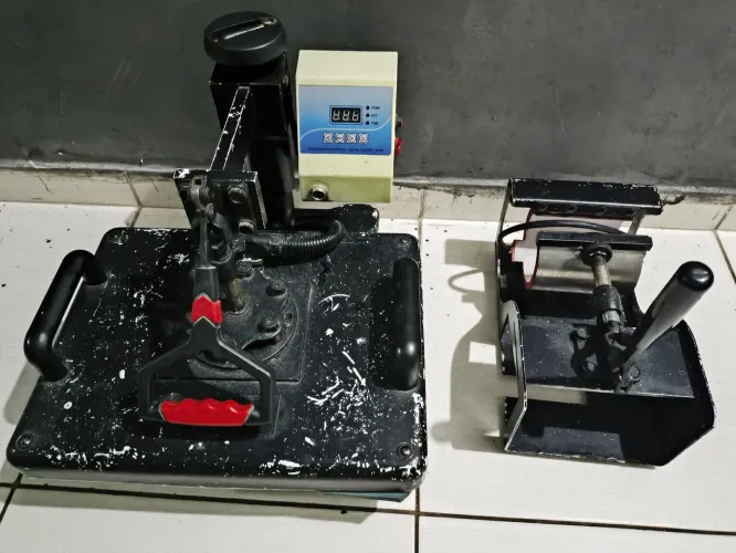 Prensa máquina térmica sublimação 