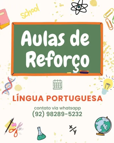 Aula de Reforço Língua portuguêsa (1° ao 9° ano)
