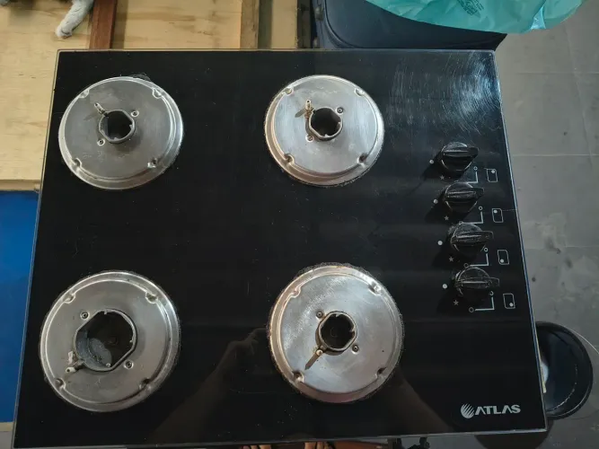 Cooktop a gás de 4 bocas Atlas