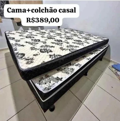 Cama + Colchão casal D20