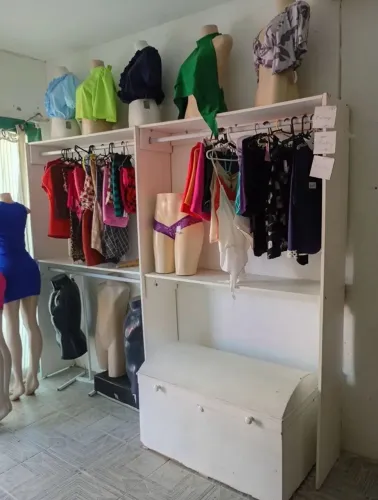 Itens de loja de roupa