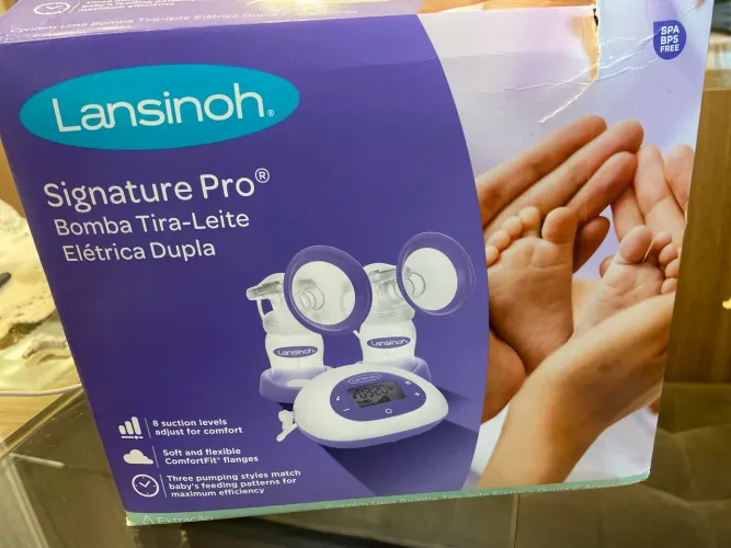 Bomba Tira Leite Elétrica Dupla Signature Pro Lansinoh - Deb