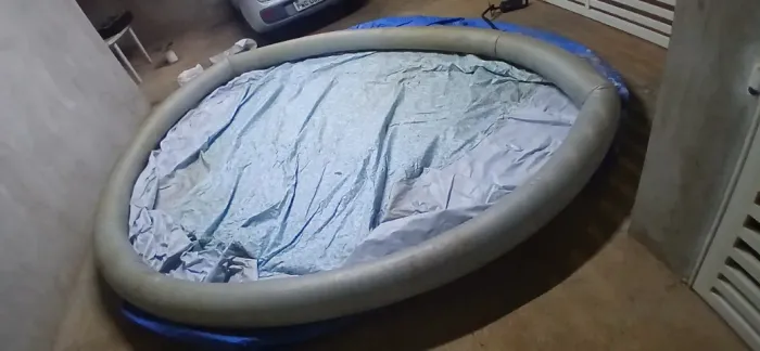 Piscina 10mil litros borda inflável