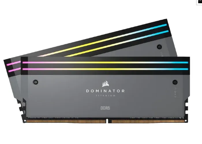 CORSAIR DOMINATOR TITANIUM RGB DDR5 RAM 32GB (2x16GB) DDR5 6000MHz CL30