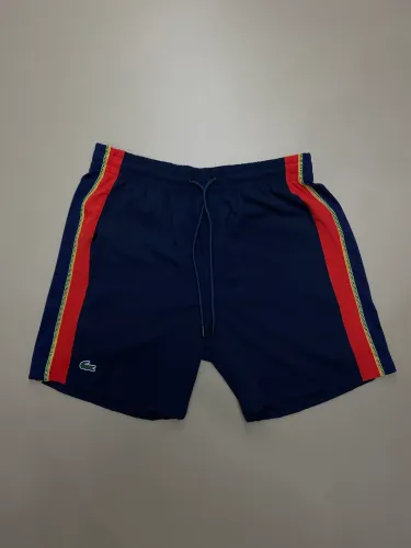 Bermuda Tactel Azul Marinho/Verde