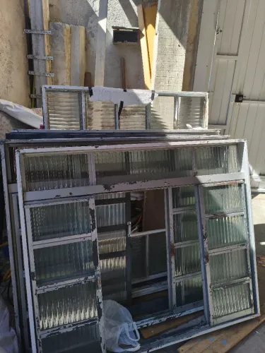 5 janelas de Zinco 1,20 x 1,00 com vidro