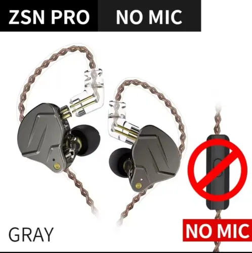Fone Kz Zsn Pro fone para retorno de palco