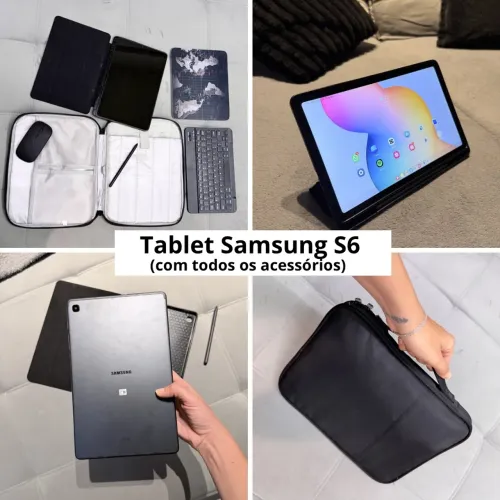 Tablet Samsung S6 lite novinho, única dona e acompanha todos os acessórios.