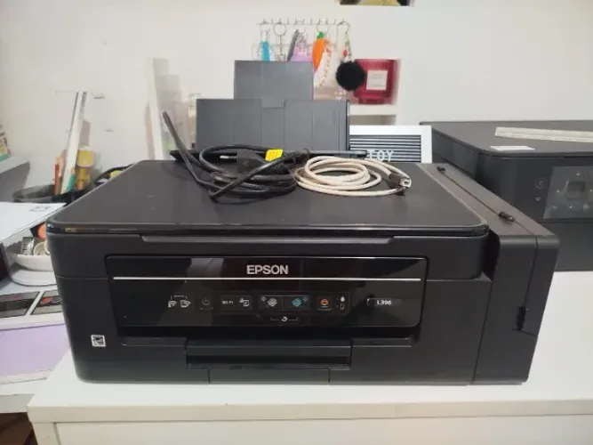Impressora Epson L396 Multifuncional Wi-Fi | Tanque de Tinta