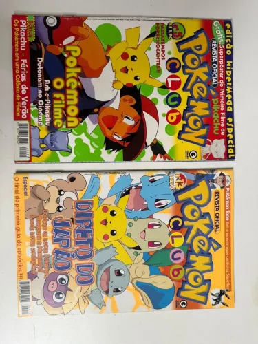 Revista oficial Pokémon n 5 e 13 em bom estado