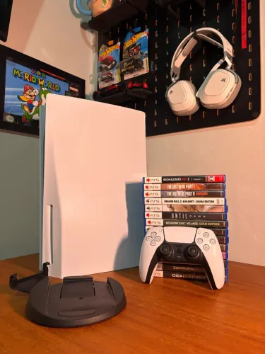 Ps5 Fat Mídia Física + Controle Dualsense + 1 Jogo | Garantia