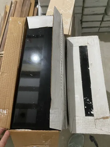 Revestimento Incepa Wal haven 15x45 Preto brilhante