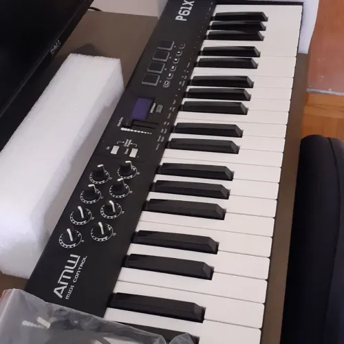 Teclado Controlador Midi Amw P61x - Preto