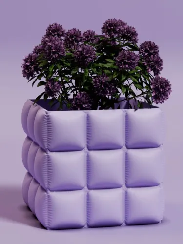 Vaso De Decoração Almofadas 3D Portas Joias Decore Casa Quarto