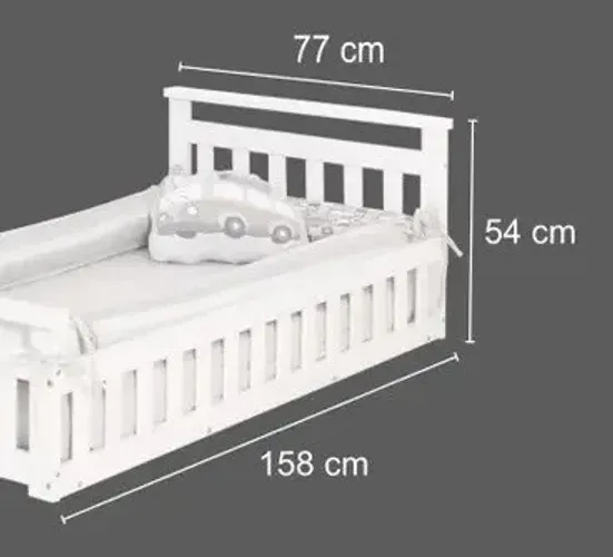 Cama Infantil com Grade Bella