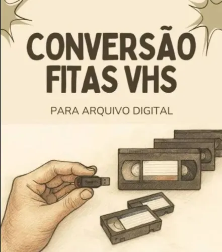 Conversão de Fitas VHS para Digital 