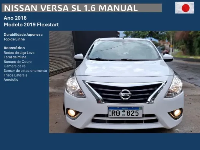 Nissan Versa SL 1.6 16V Flexstart 4P Mec. 2019