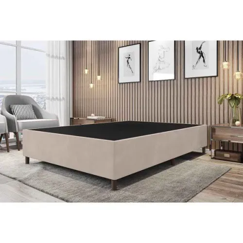 Base cama box novas casal ,Queen, king - madeira eucalipto